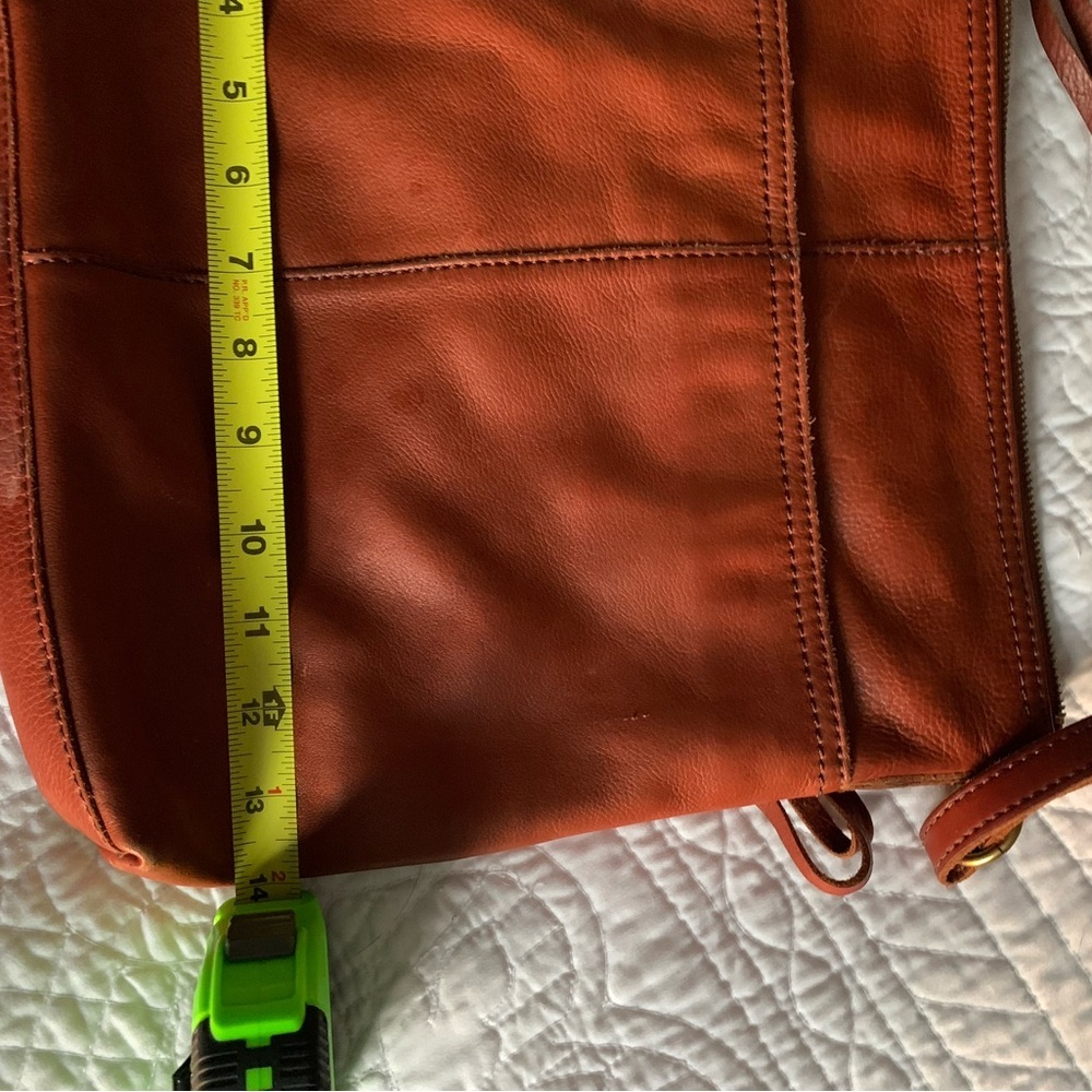 Margot Brown Leather Crossbody Bag - Picture 11 of 12
